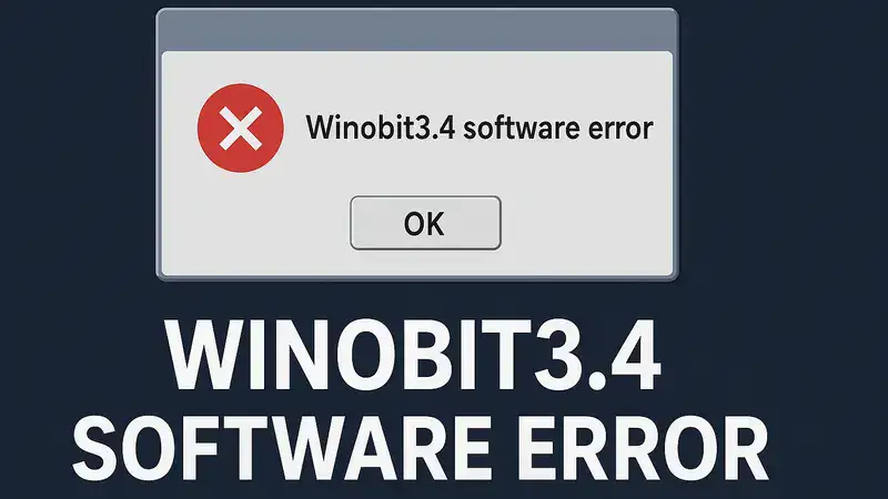 winobit3.4 software error